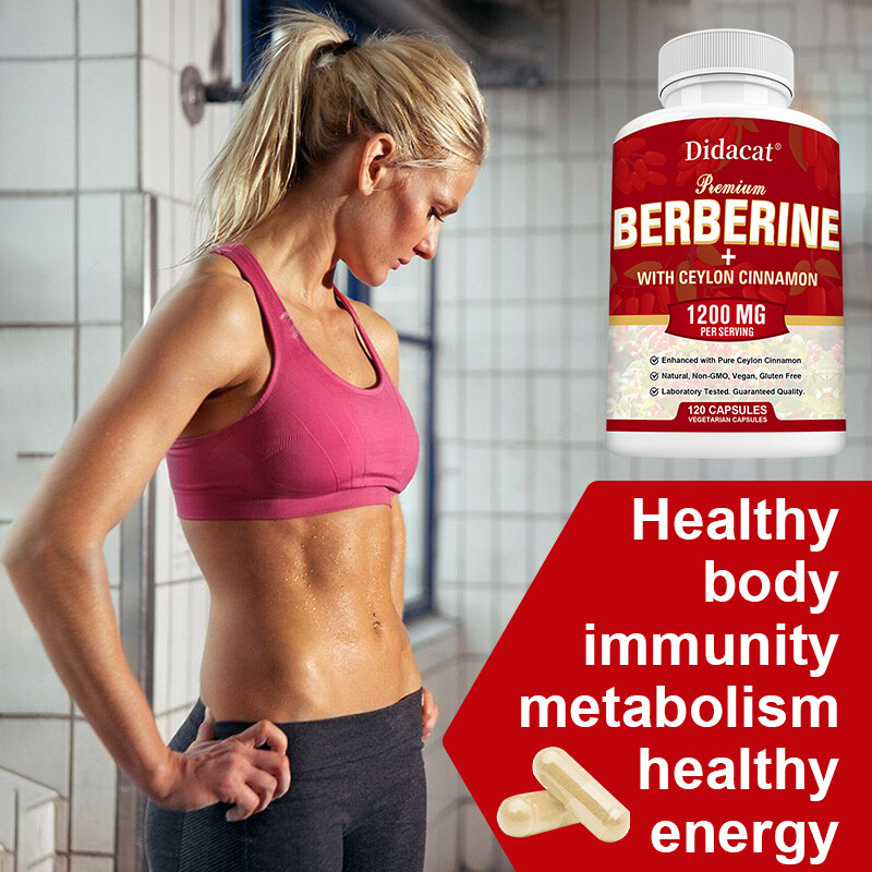 Blood Sugar Support Supplement 1200mg Berberine Cinnamon Extract