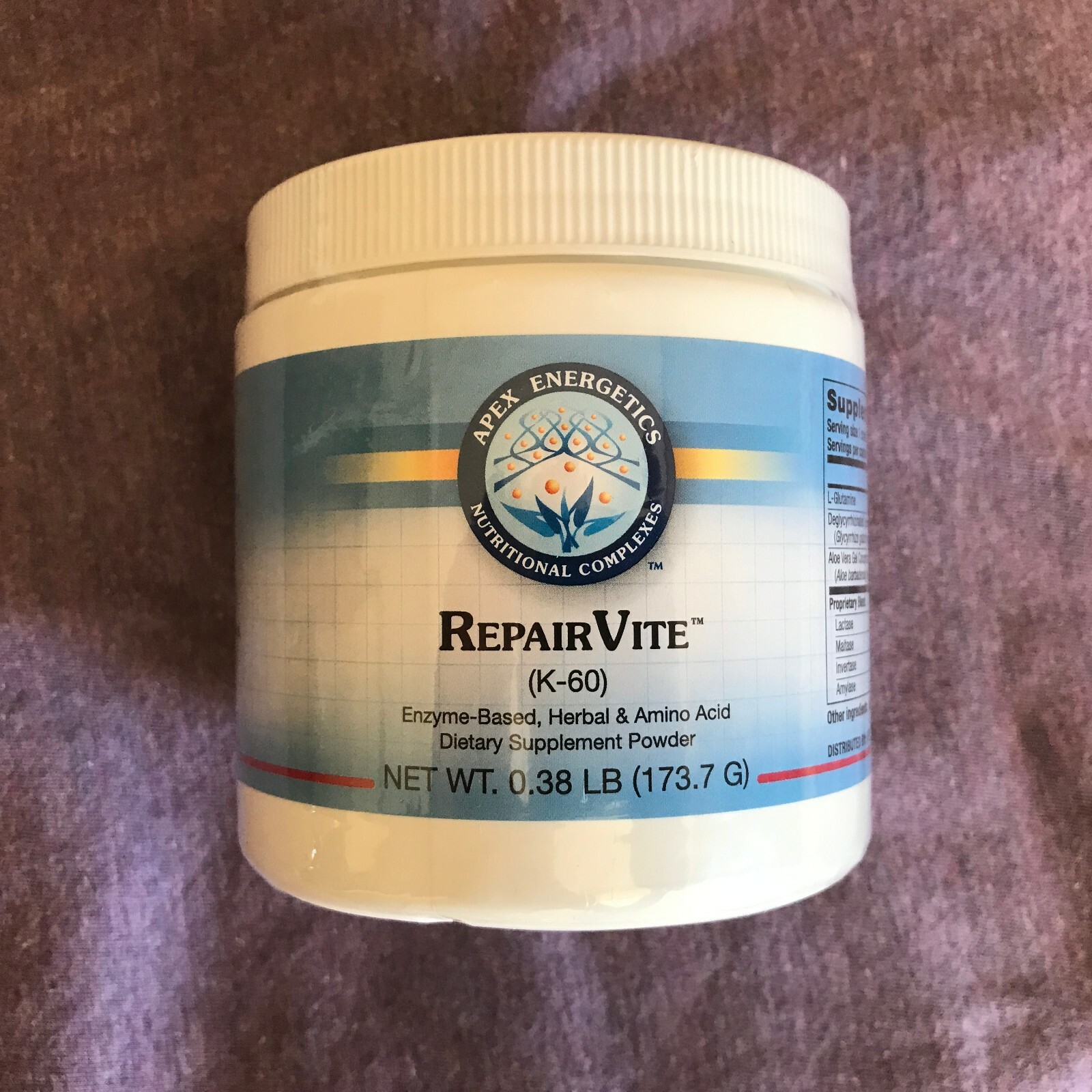 Repairvite K-60 by Apex Energetics – 173.7g New and Sealed! Best by 08/27