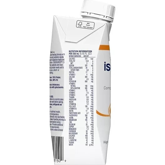 6 Nestle Isosource 1.5 Cal Tube Feeding Formula Unflavored 8.45oz March 31, 2027