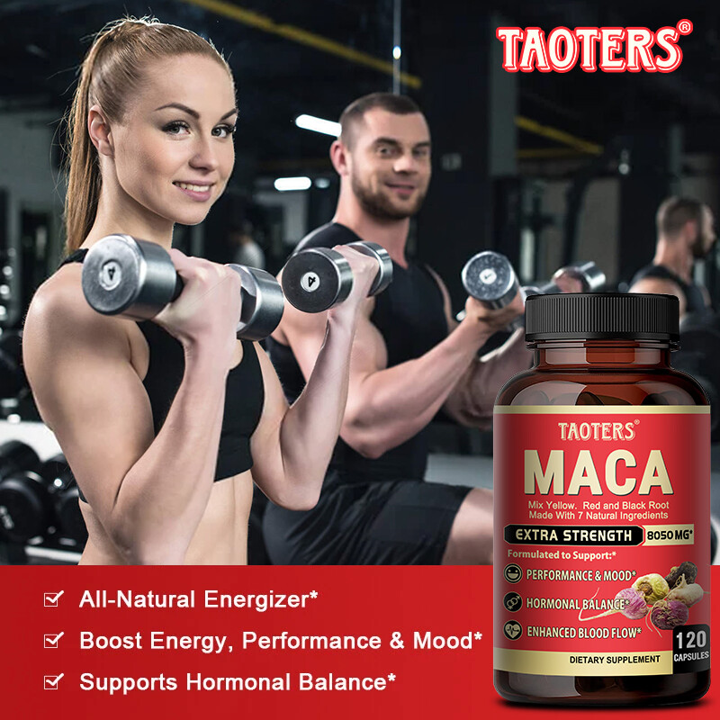 Maca Ashwagandha Blend – 300mg – Enhances Endurance and Energy