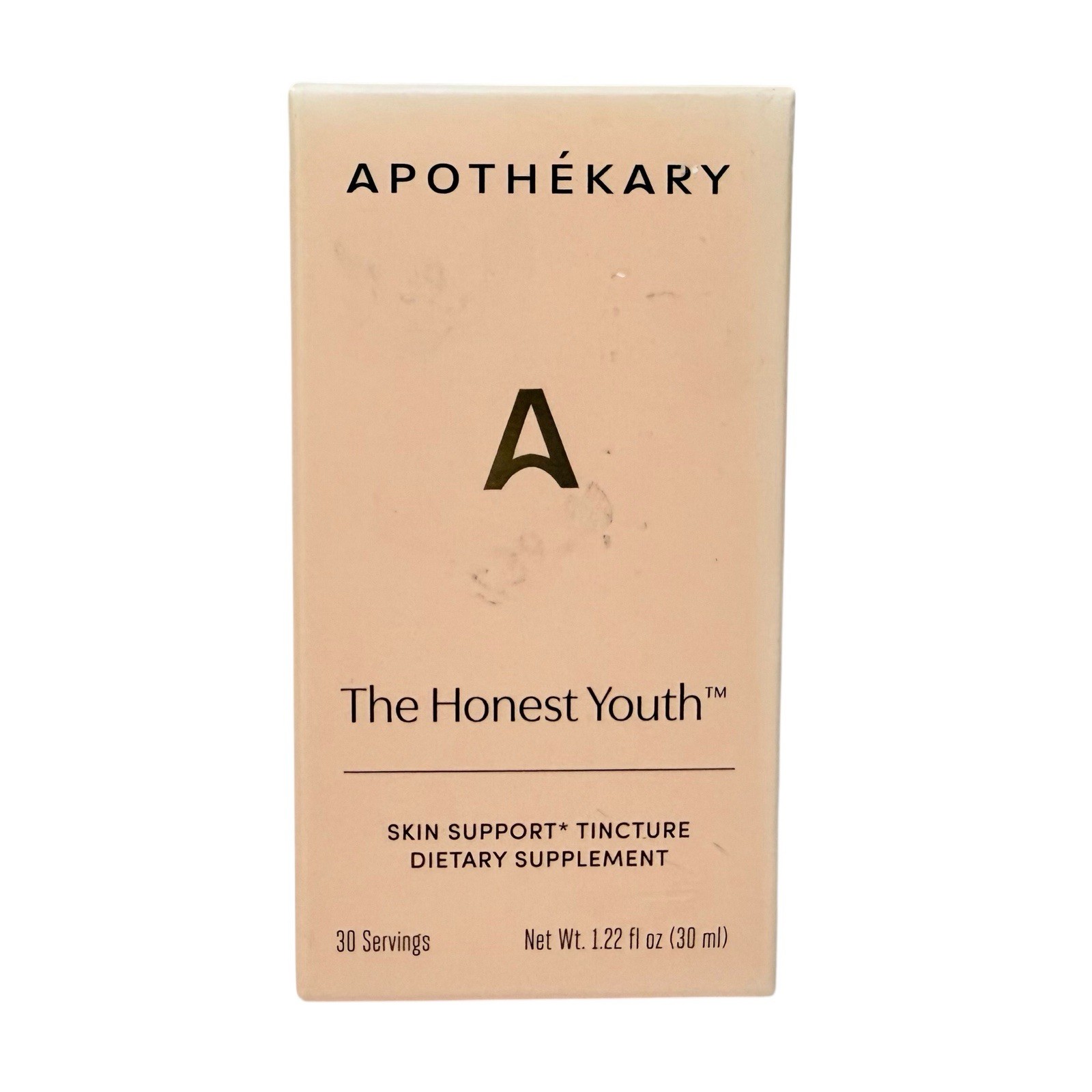 Apothekary The Honest Youth Skin Support Tincture 1.22 oz, 30 Servings, Exp 9/27
