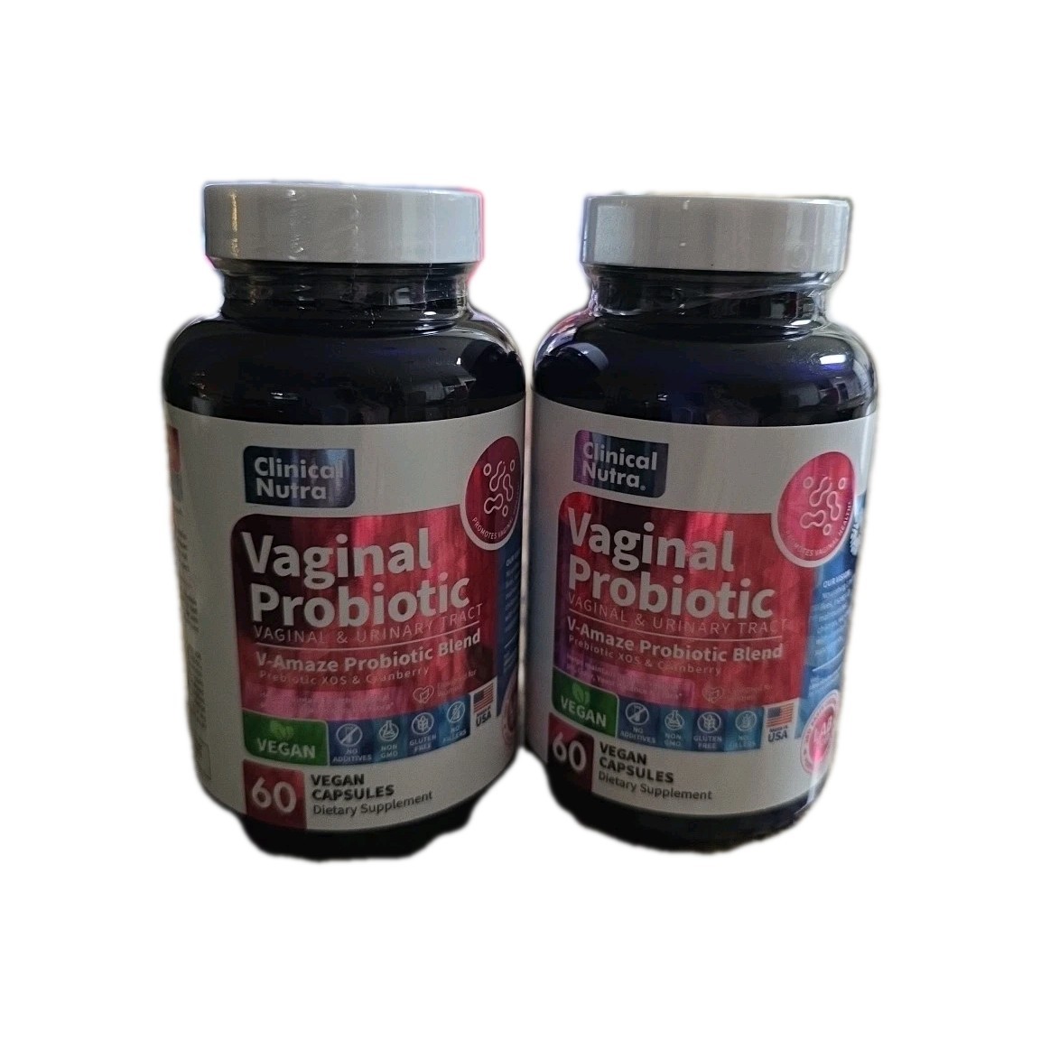 🔥 2 Clinical Nutra Vaginal Probiotics Women pH Balance Vaginal Odor Control