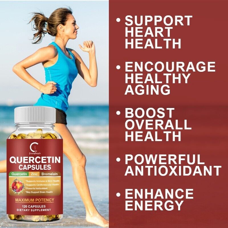 Quercetin Bromelain 500mg/200mg – Immune & Cardiovascular Support, Skin Health