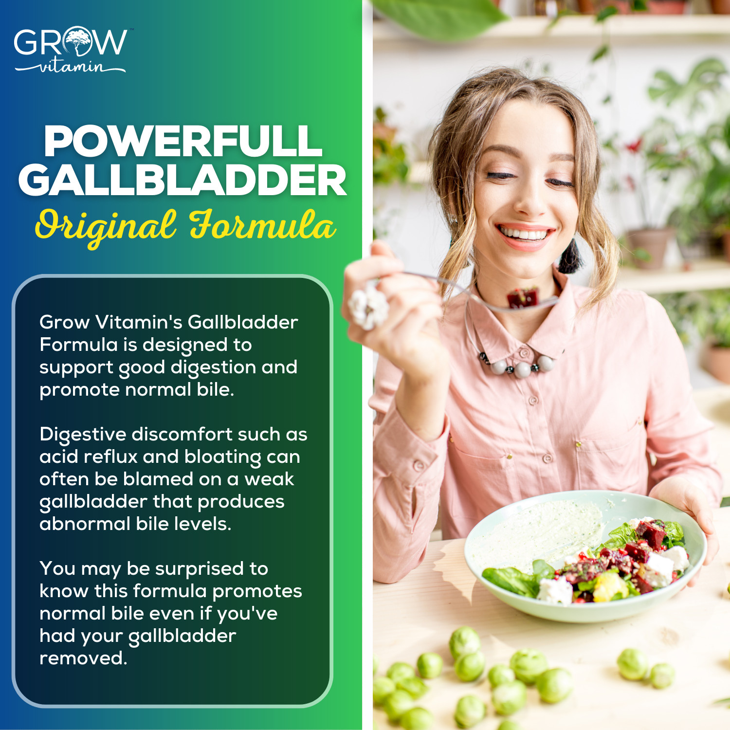Original Gallbladder Formula, Enzymes to Reduce Bloating, Indigestion & Abdomina