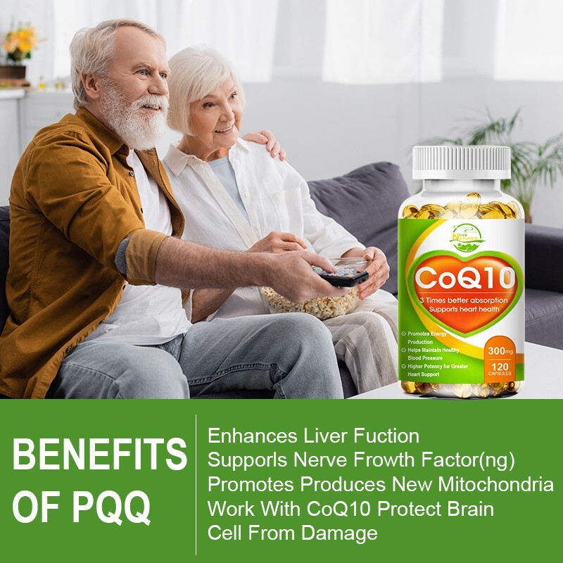 300mg Coenzyme Q-10 Antioxidant,Heart Health Support,Increase Energy&Stamina