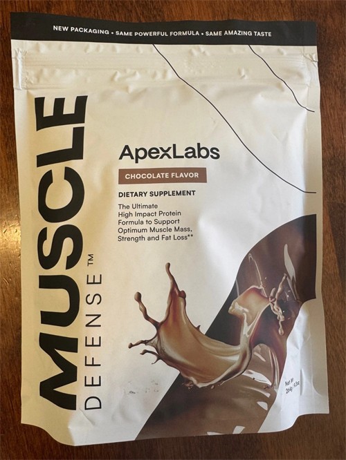 New Apex Labs Muscle Defense Chocolate Flavor- 8.57 OZ – EXP 2027