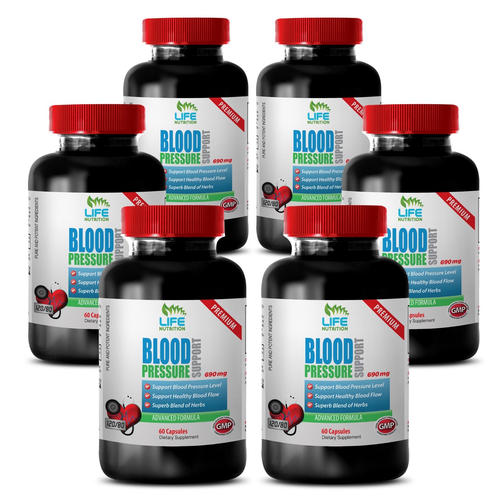 Blood Circulation – Blood Pressure Support 707mg – Blood Pressure Pills 6B