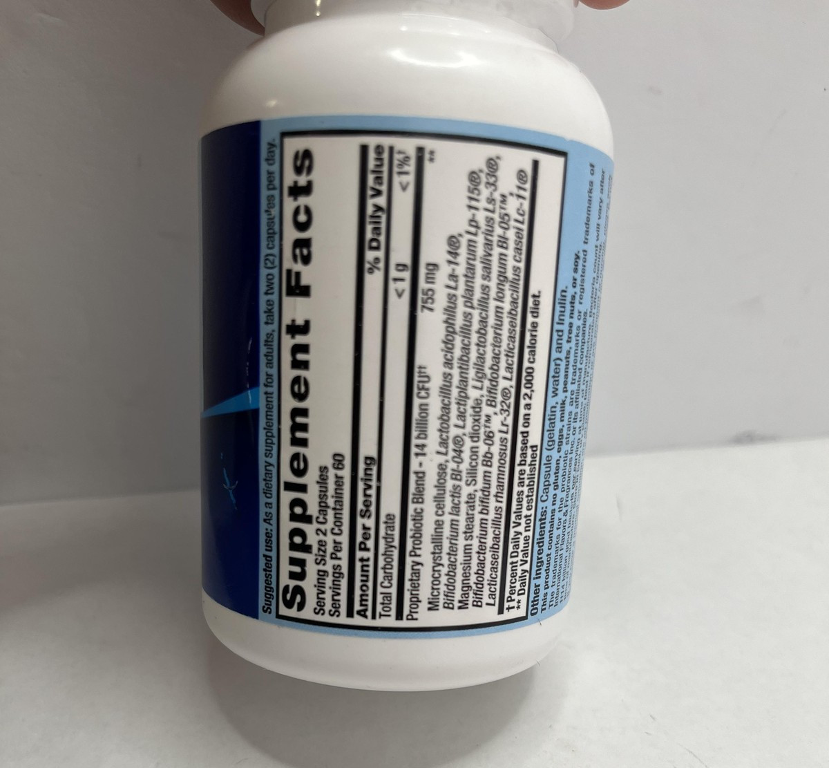 PB8 Probiotic 120 Capsules 14 Billion CFU Digestive Health Exp 06/27