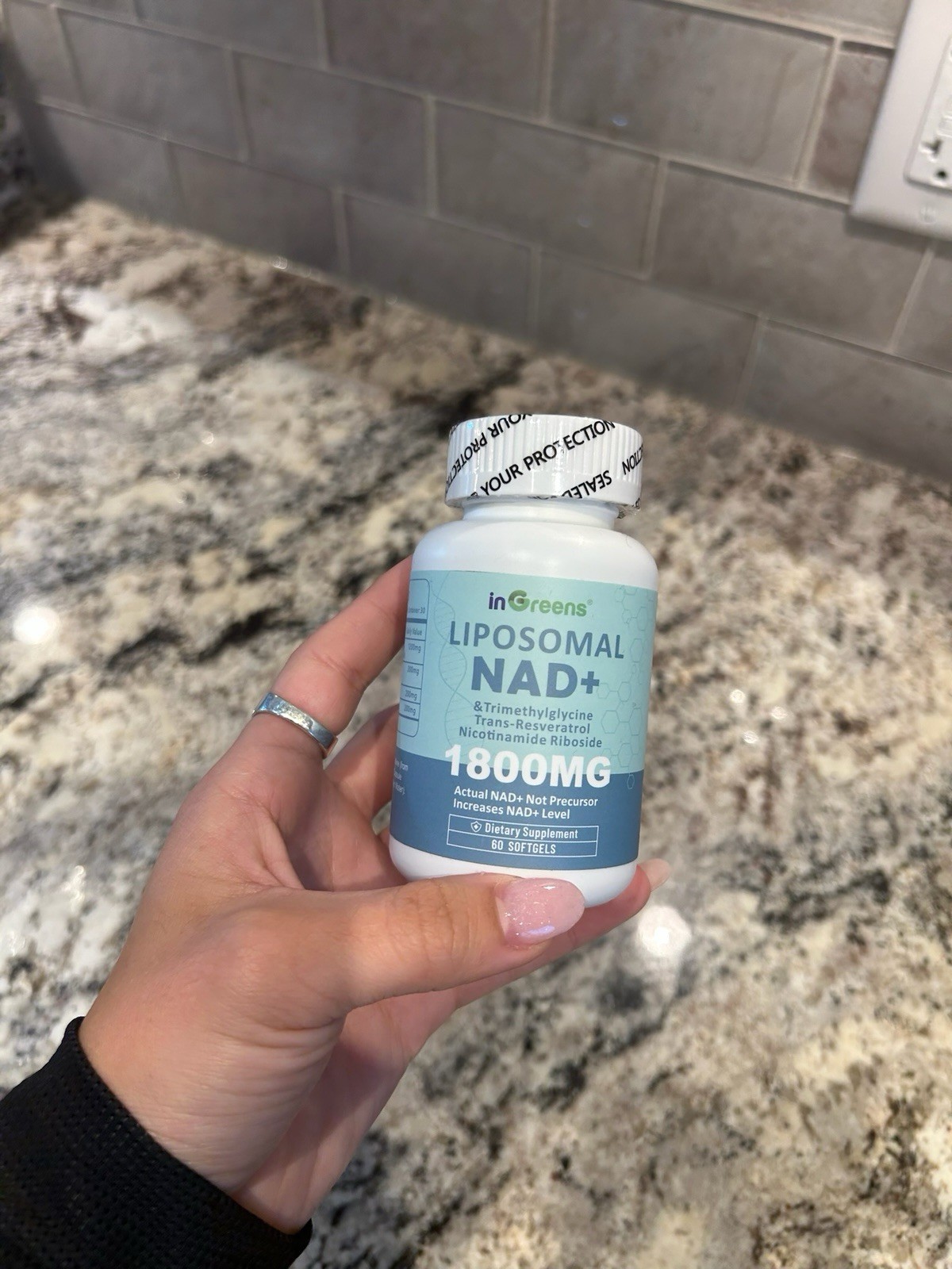 inGreens Liposomal NAD+ 1800mg 60 Softgels