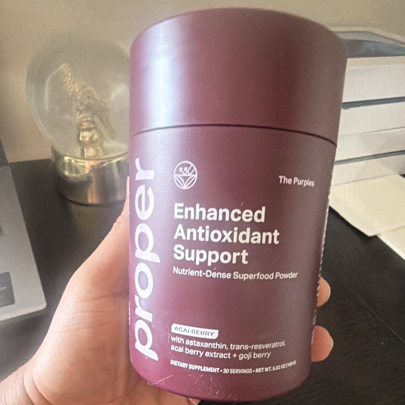 proper The Purples Antioxidant Support Superfood Powder Acai Berry 5.92 oz