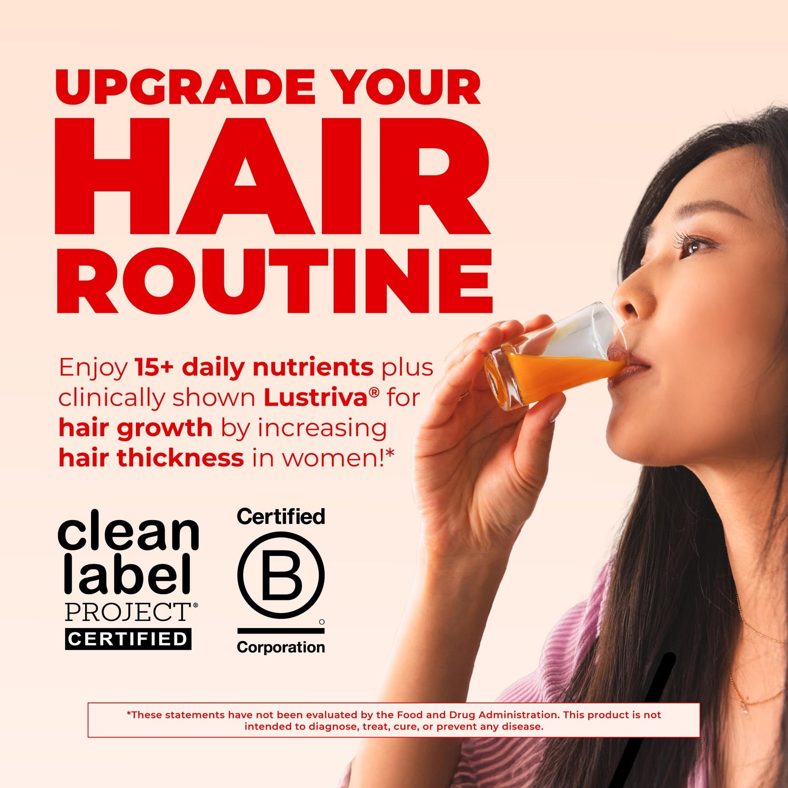 MARYRUTH’S Liquid Multivitamin + Hair Growth | 15.22 Fl Oz (Pack of 1)