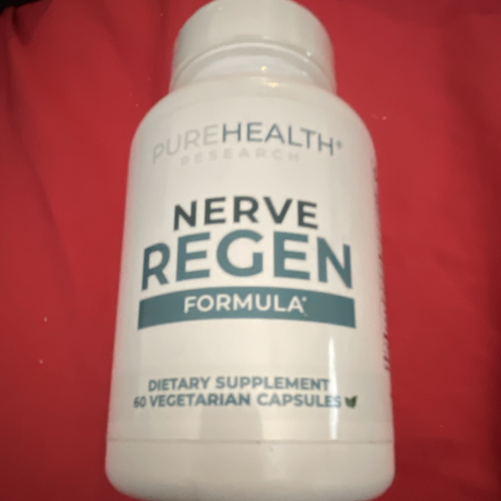 PureHealth Research Nerve Regen Formula Dietary Supplement Capsules, 60 Count