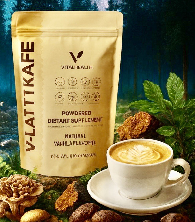 LatteKafe – VitalHealth ( 10 Hongos, MCT + = Concentracion, Claridad, Energia)