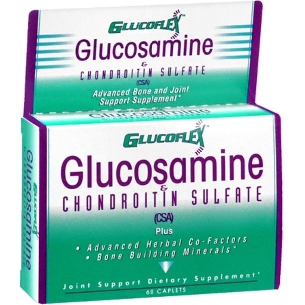 Glucoflex Glucosamine & Chondroitin Sulfate Plus Dietary Supplement Caplet 60 Ct