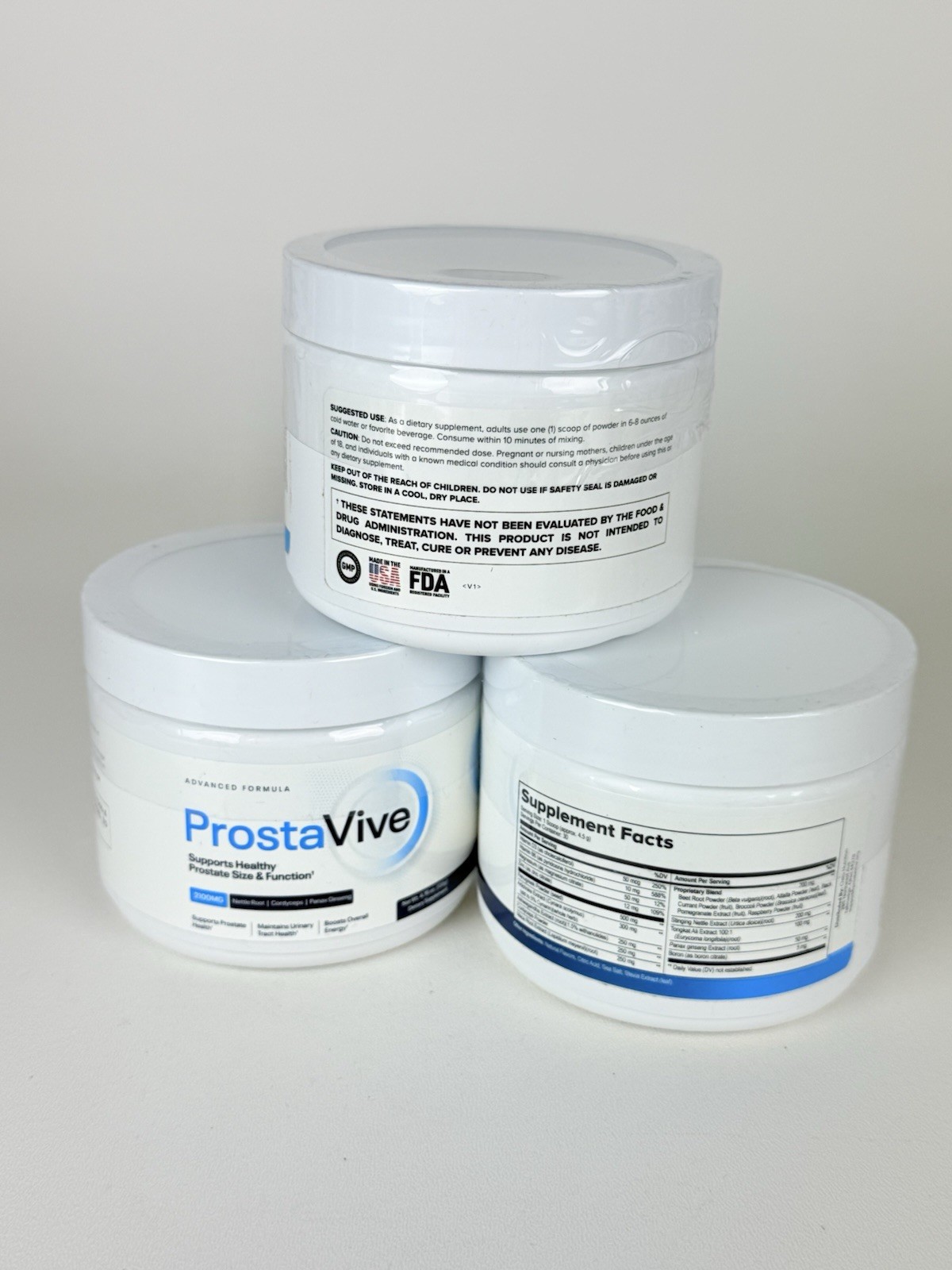 ProstaVive Healthy Prostate 2100mg 30 Servings Exp 10/2026 (3) Bottles