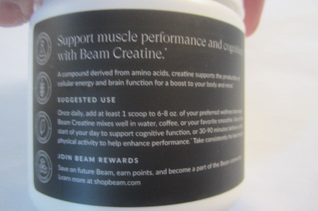 New in the Package beam unflavored CREATINE 30 servings For Muscle & Cognitive F