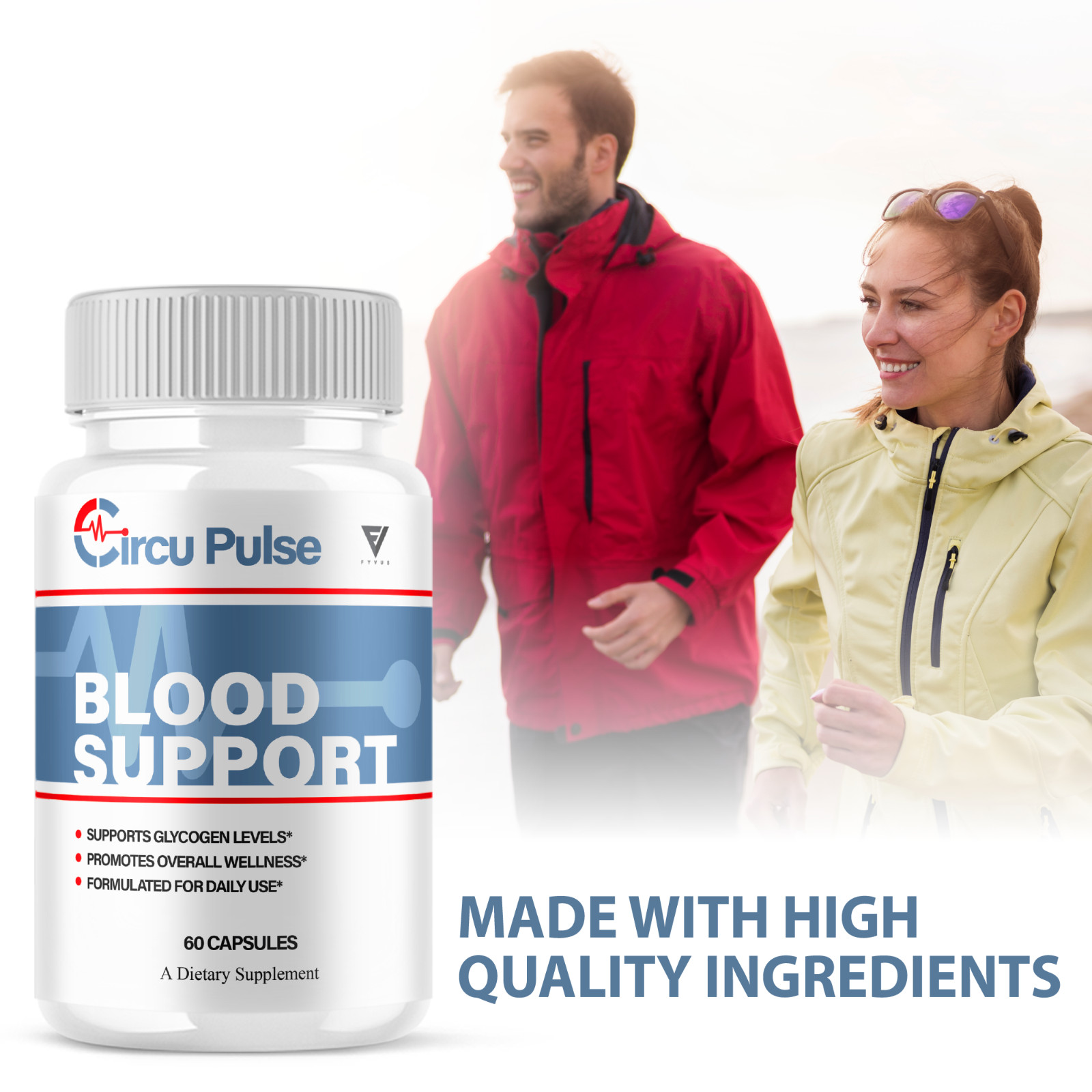 (3 Pack) CircuPulse Glycogen Capsules, Circu Pulse Health Formula (180 Capsules)