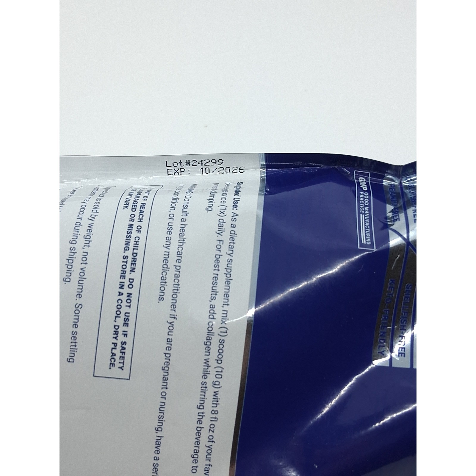 1MD Nutrition Collagen Peptides Collagen Support Joint Health & Aging EXP10/2026