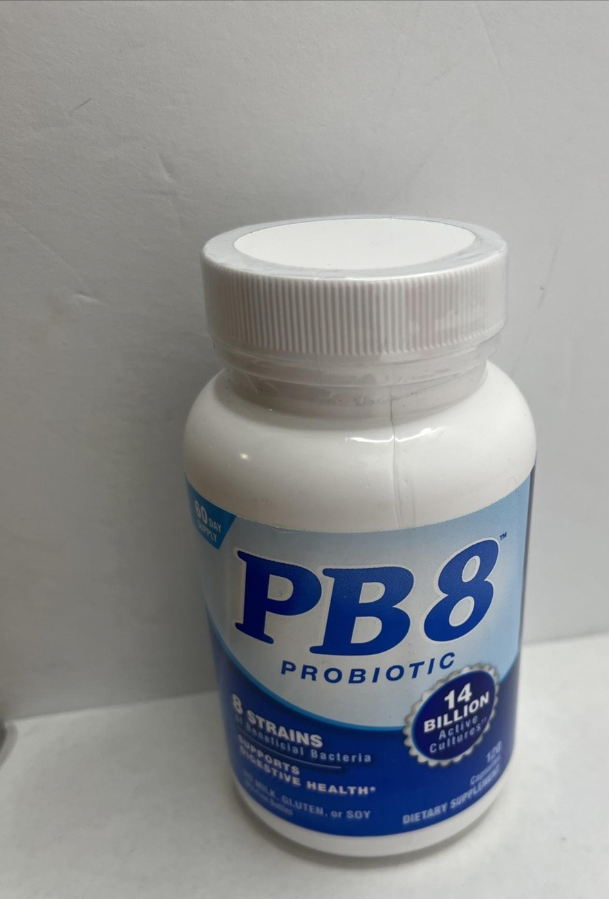 PB8 Probiotic 120 Capsules 14 Billion CFU Digestive Health Exp 06/27