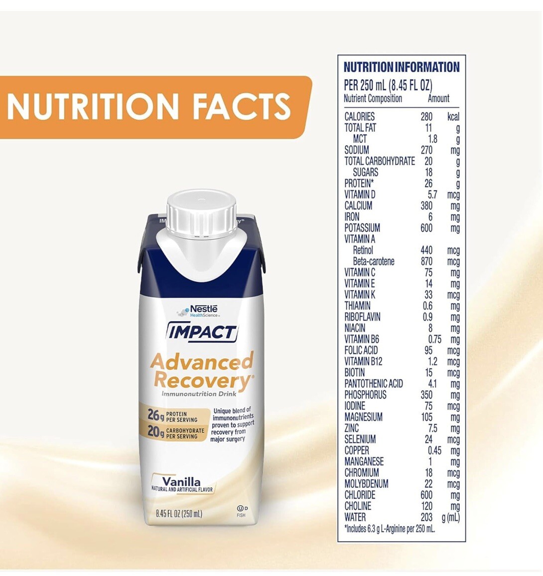 Impact Advanced Recovery Shake 8.45 Fl oz. (pack Of 10)