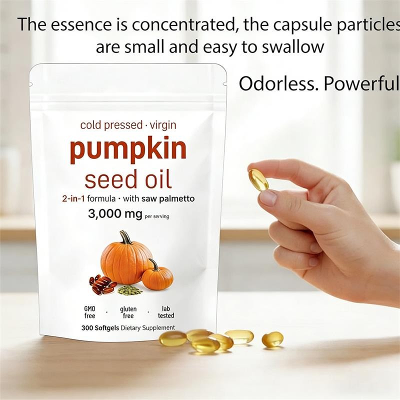 3 package Aged Pumpkin Seed Oil, 300 Softgels, 3000mg Odorless Heart & Immune…