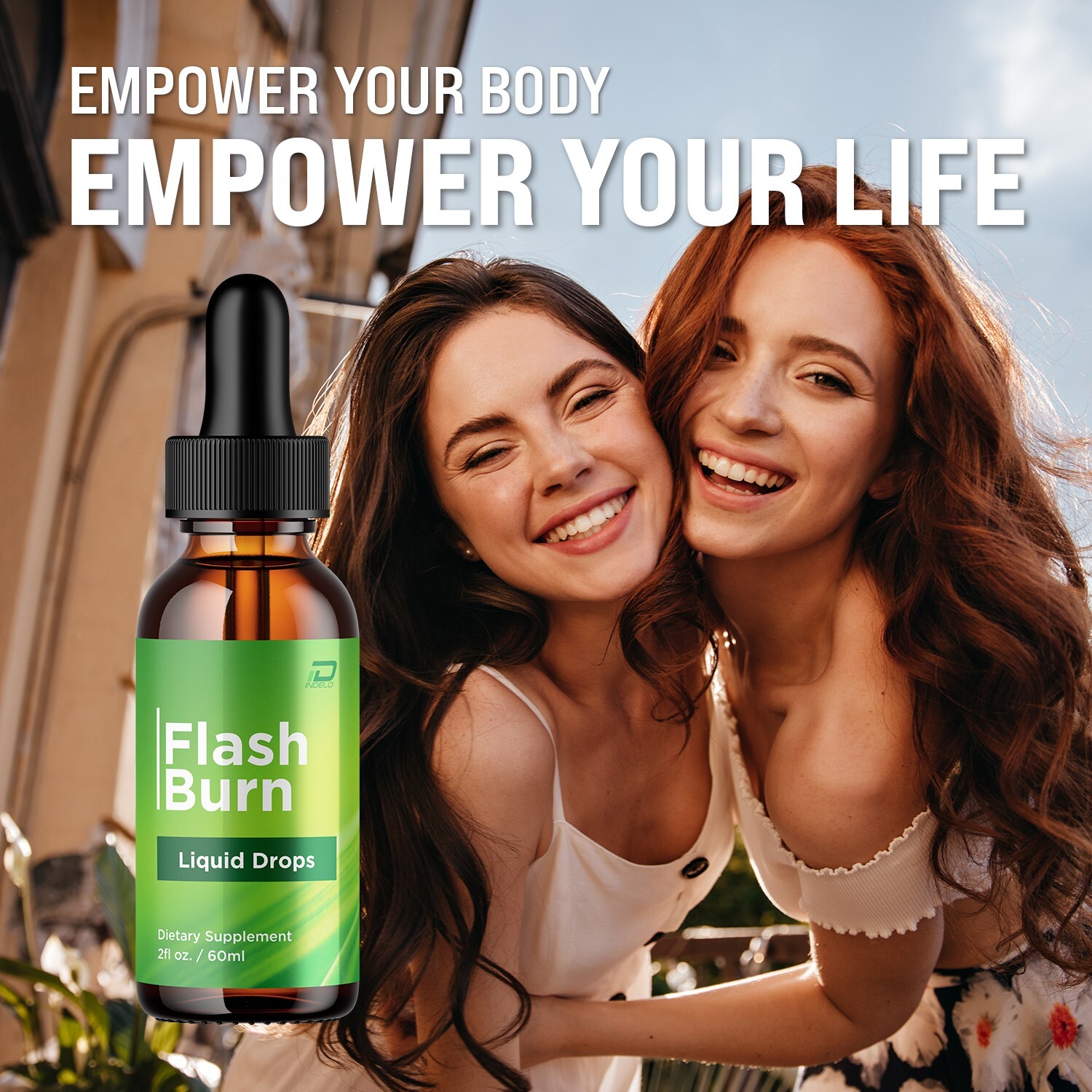 (2 Pack) Flash Burn Drops Healthy Formula – FlashBurn Liquid All Natural Healthy