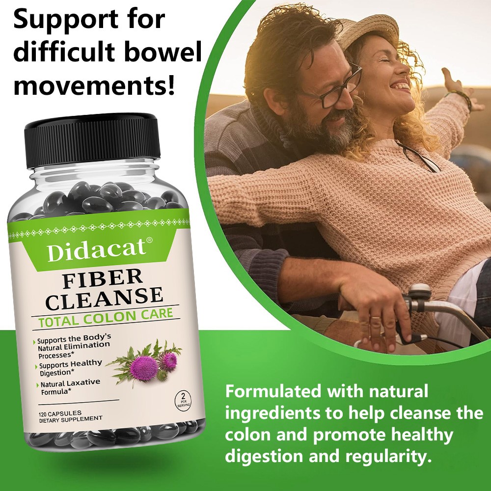 Fiber Cleanse Capsules-Helps with bowel movements and supports healthy digestion