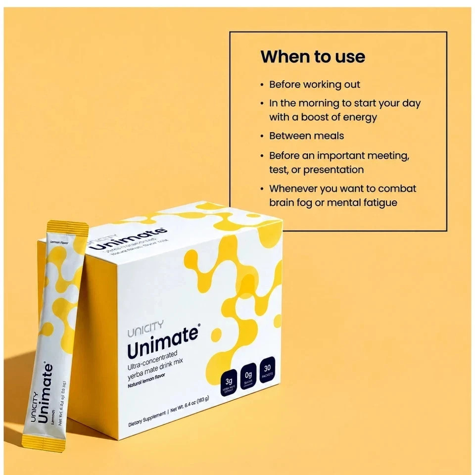 Unicity Balance 60Count-&-Unicity Unimate Lemon 60Count- &-Free Shipping