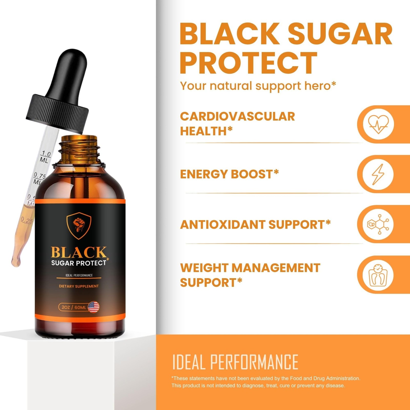 Black Sugar Protect General Wellness Supplement
