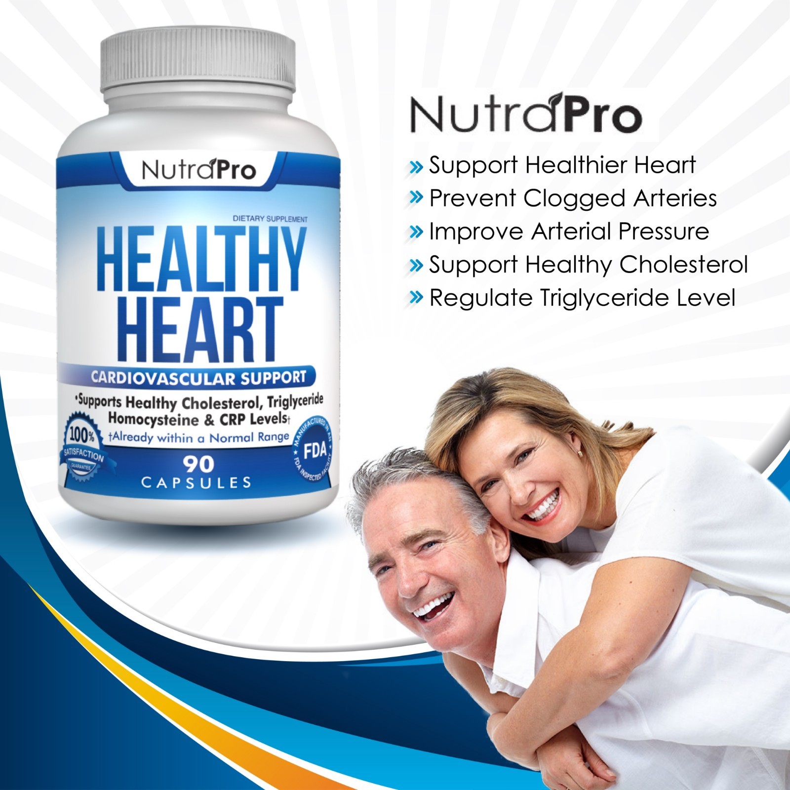 Heart Health and Artery Cleanse & Protect. Cholesterol Balancing Supplement
