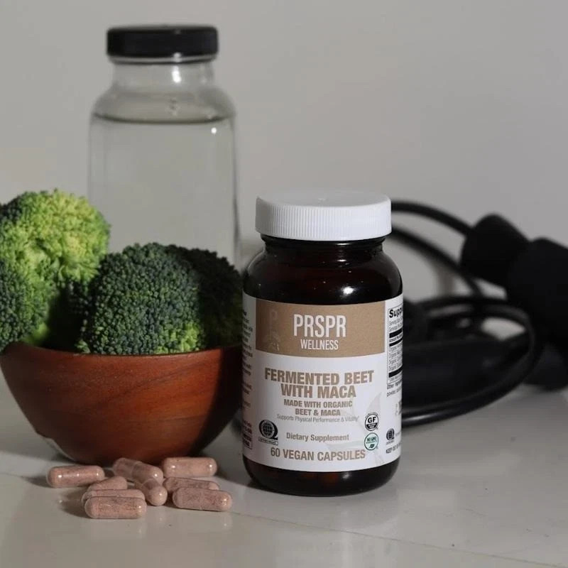 60 Maca w/ Beet Fermented Wellness PRSPR Vegan Capsules Non-GMO FREE SHIPPING