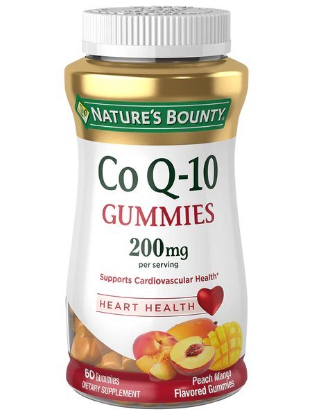 Nature’s Bounty Co Q-10 200mg Dietary Supplement with Peach/Mango Flavor