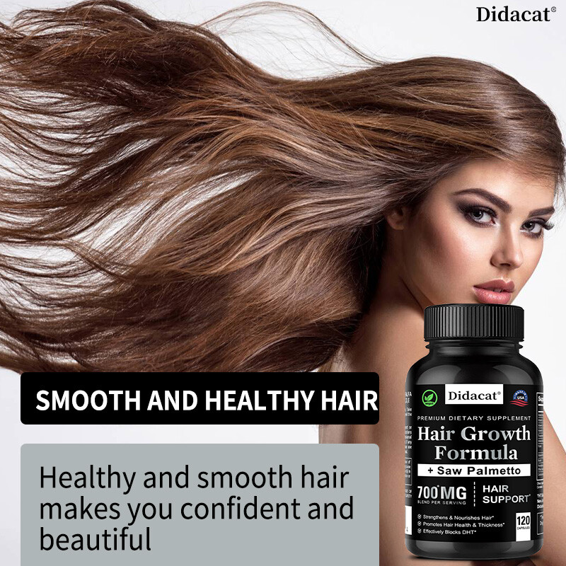Saw Palmetto DHT Blocker Supplement | Hair Growth Formula | Hair Support