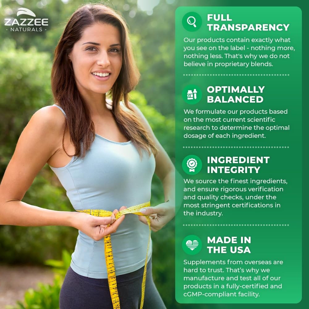 Zazzee Extra Strength Green Tea 20:1 Extract, 50% EGCG, 150 Count (Pack of 1)