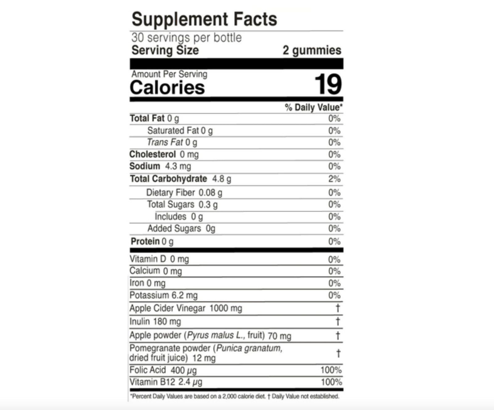 Farmasi Nutriplus Apple Cider Vinegar 60 Gummies, Apple Flavored
