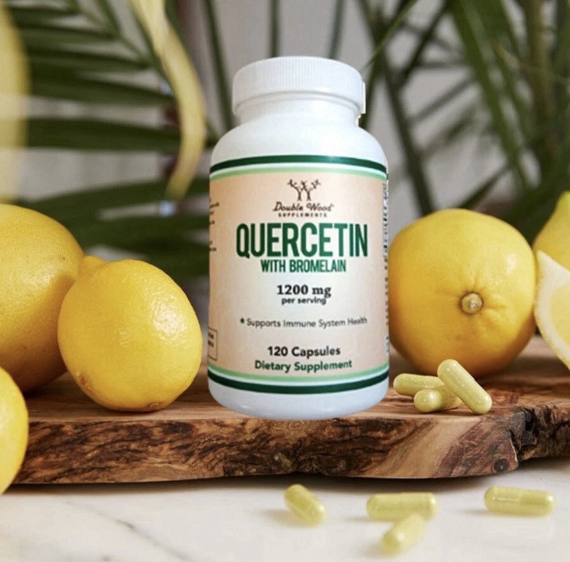 120 capsules Quercetin W/Bromelain Supports Immune System Supplement Gluten Free