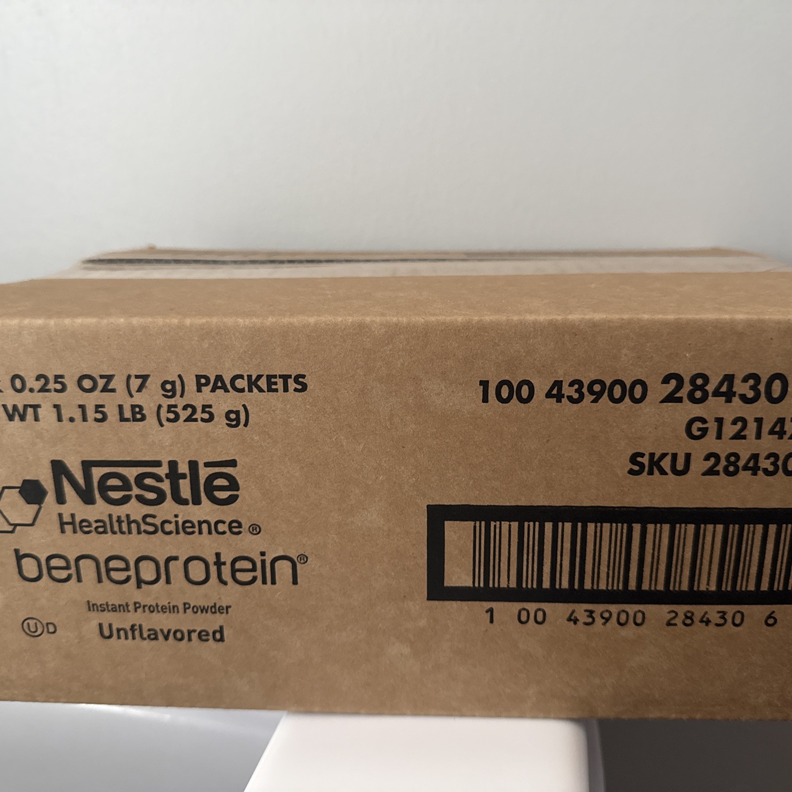 Nestle Beneprotein Instant Protein Powder Packets Unflavored, 0.25 OZ – 75 Count