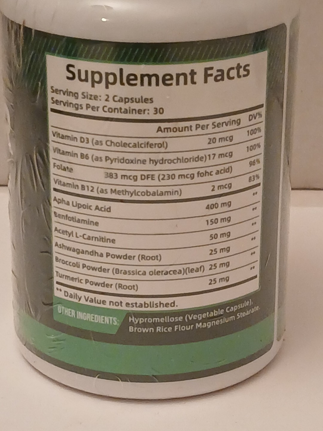 Nerve Savior Advanced Nerve Support 30 Day Supply 60 Capsules Exp: 8/26