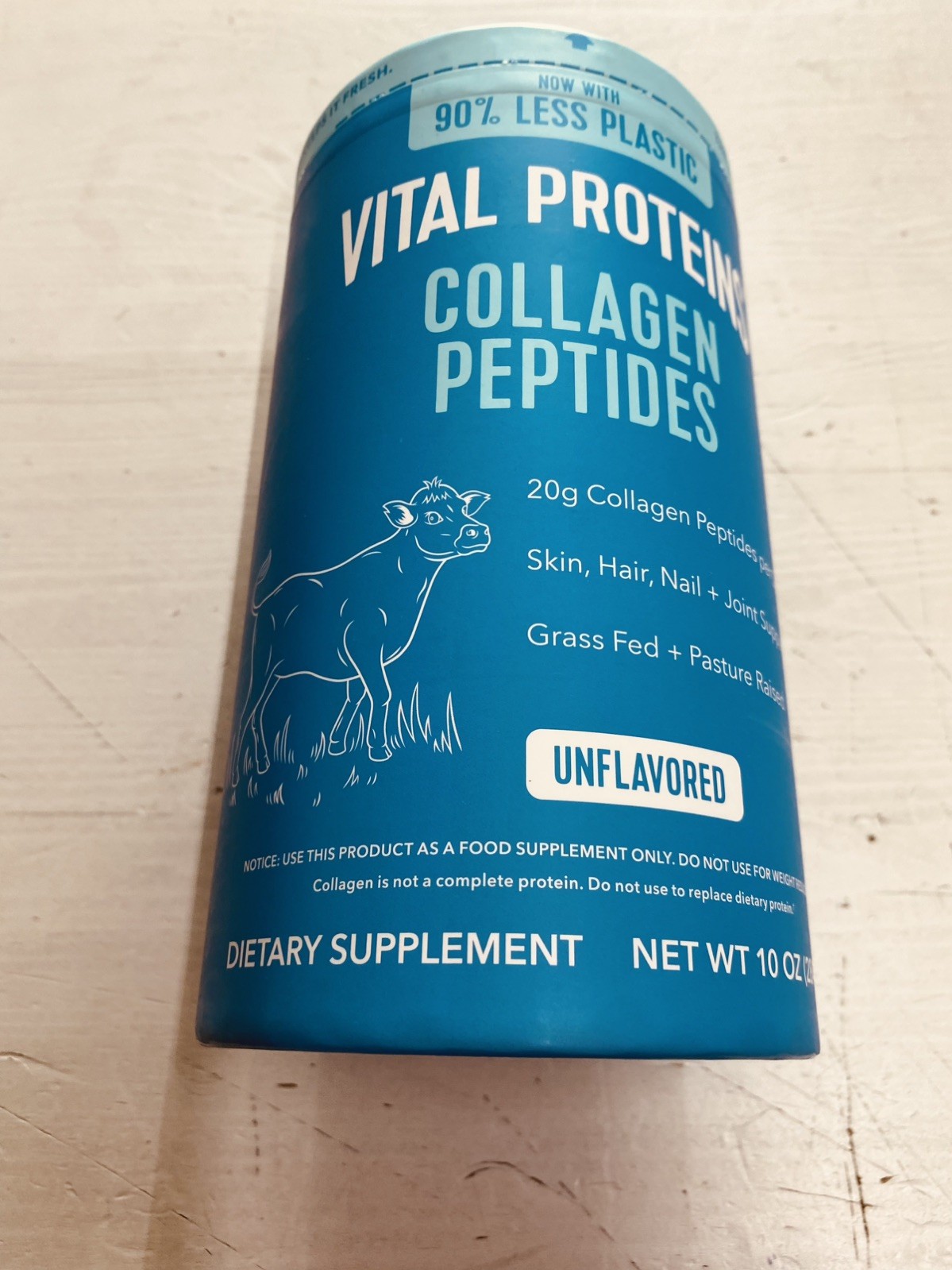Vital Proteins Collagen Peptides Powder Grass Fed Non-GMO Unflavored 10oz