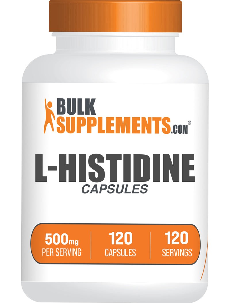 BulkSupplements L-Histidine Capsules – Available in 500mg, 1000mg