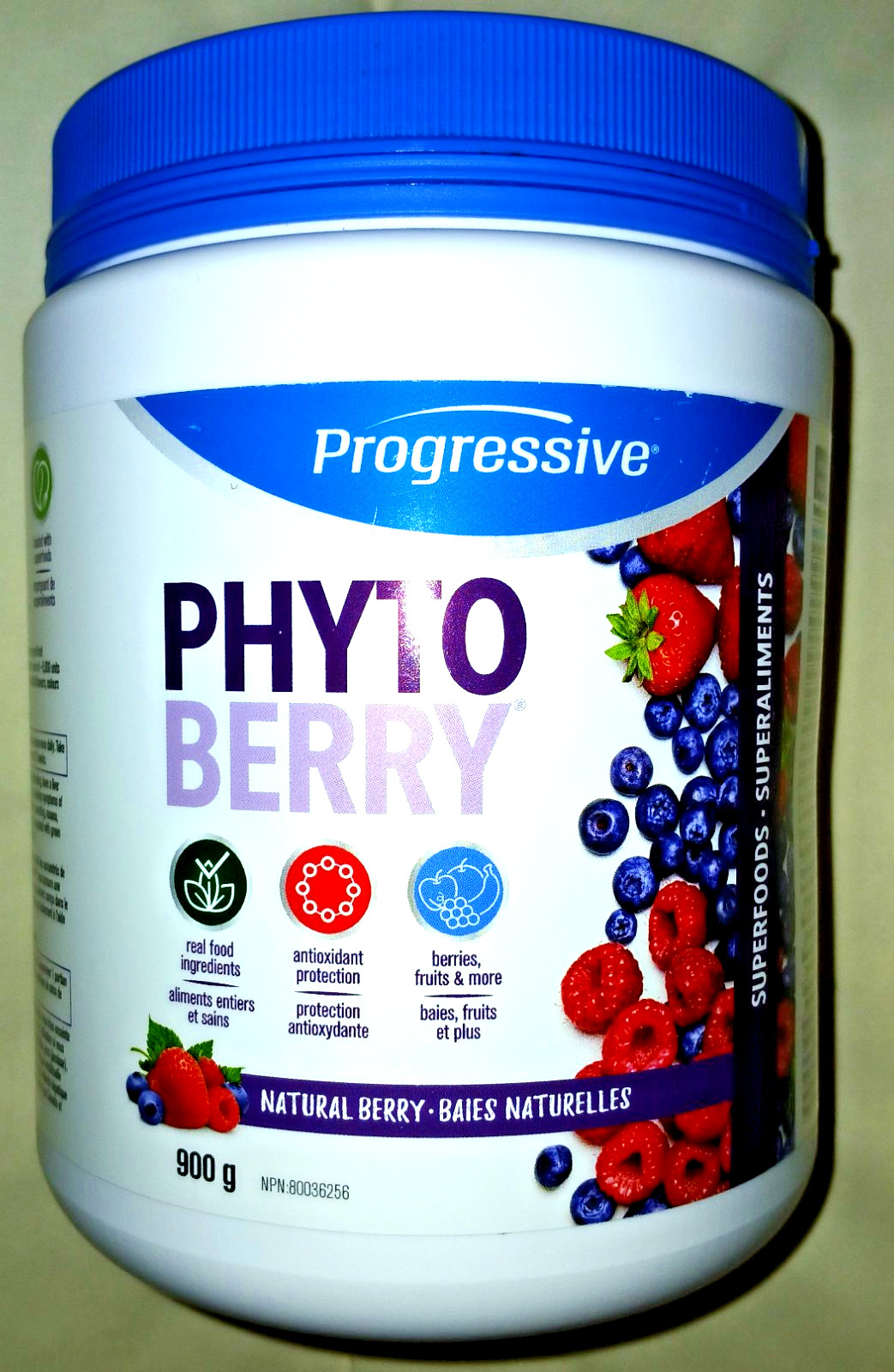 ANTIOXIDANTS Progressive Phytoberry Natural Berry Superfood Powder 60 Scoops900g