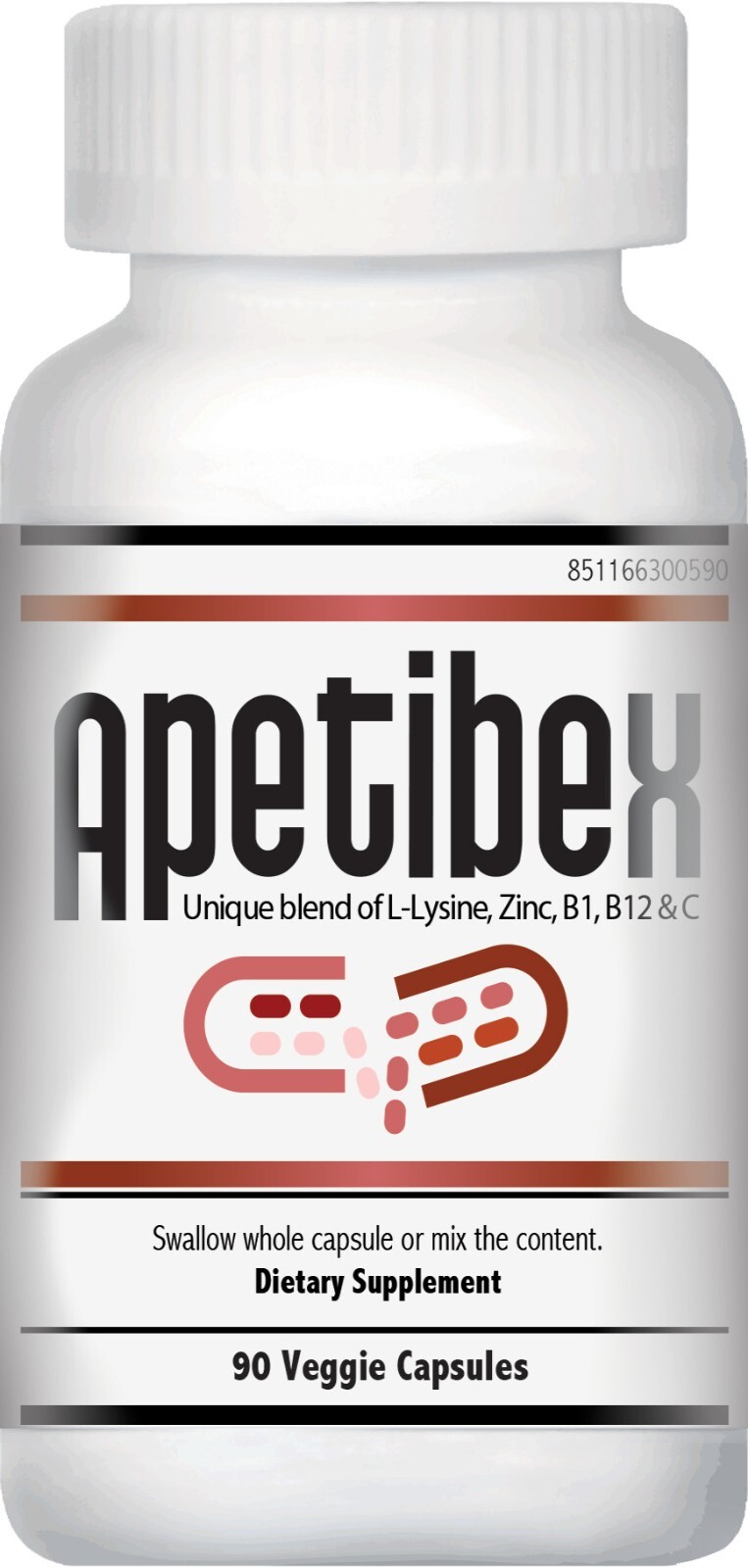 L-Lysine | Appetite Stimulate | 90 Veggie Capsules | FREE SHIPPING