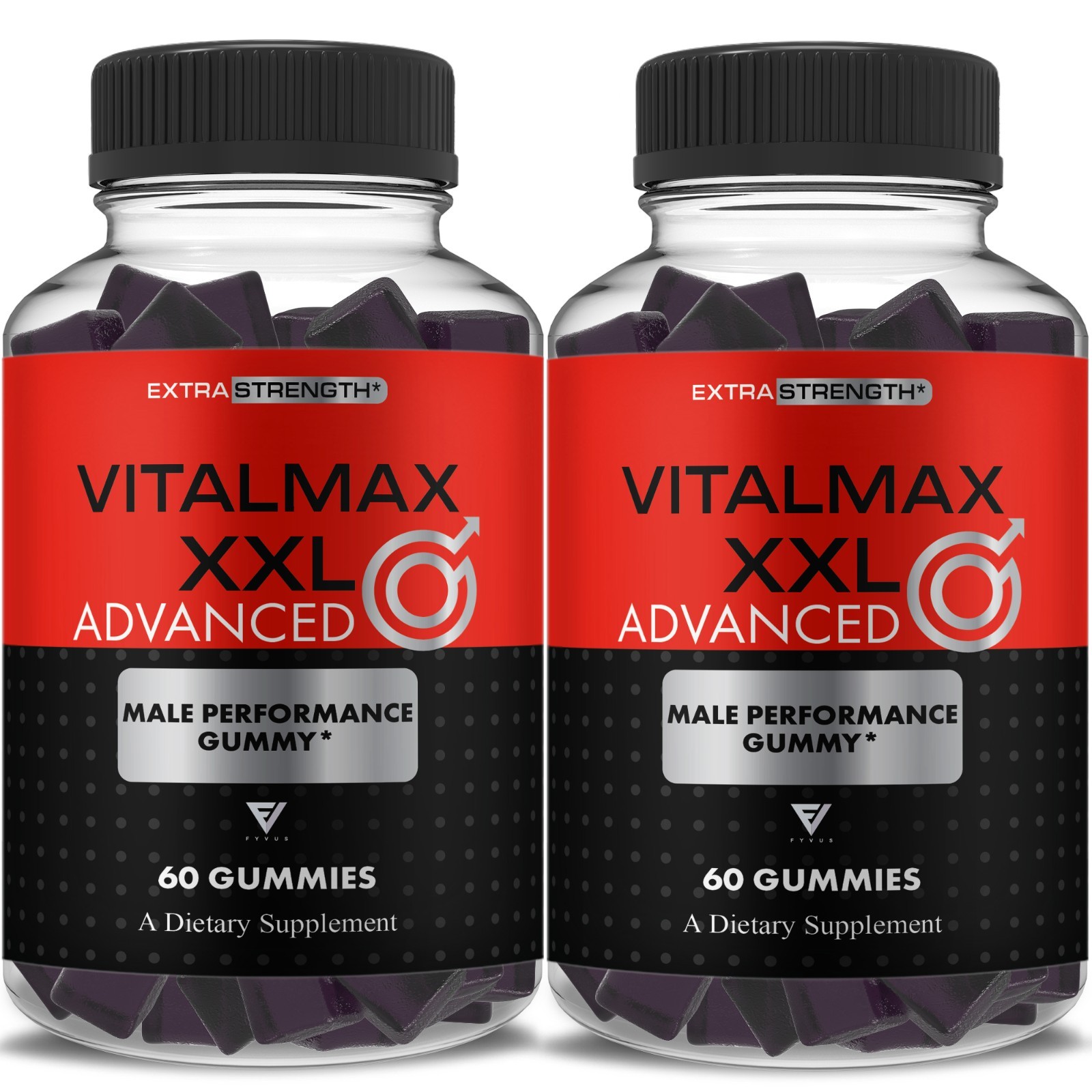 (2 Pack) VitalMax XXL Male Supplement, Vital MaxXXL Advanced (120 Gummies)