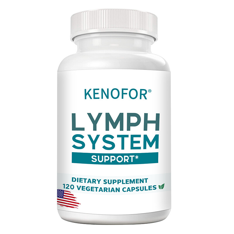 Vegan Lymphatic System Support Capsules Lymph Detox Cleanse Support Dietary
