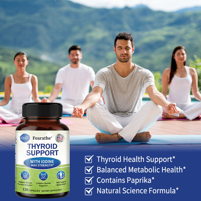 120caps Advanced Thyroid Support Boost Metabolism And Energy Levels Soy Free