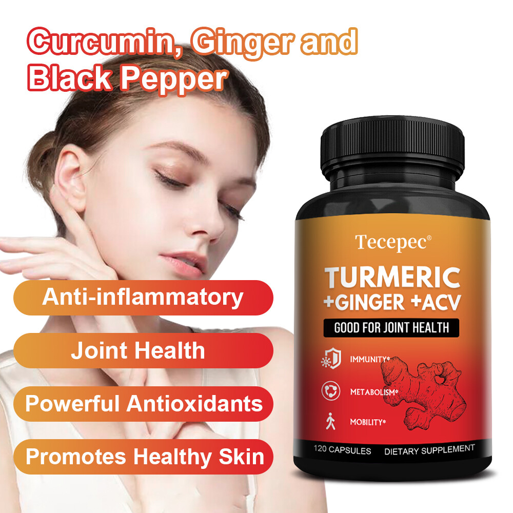 Turmeric & Ginger with Apple Cider Vinegar – Immune & Metabolism Support