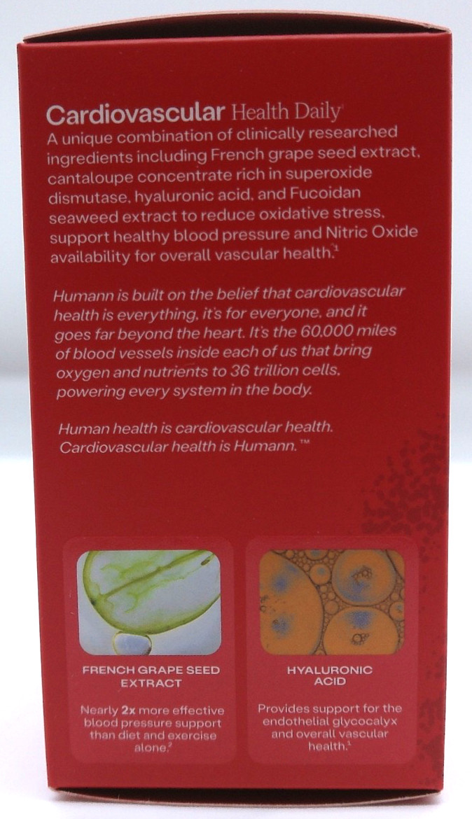 Humann Cardiovascular, 60 Capsules, Exp. 1/28