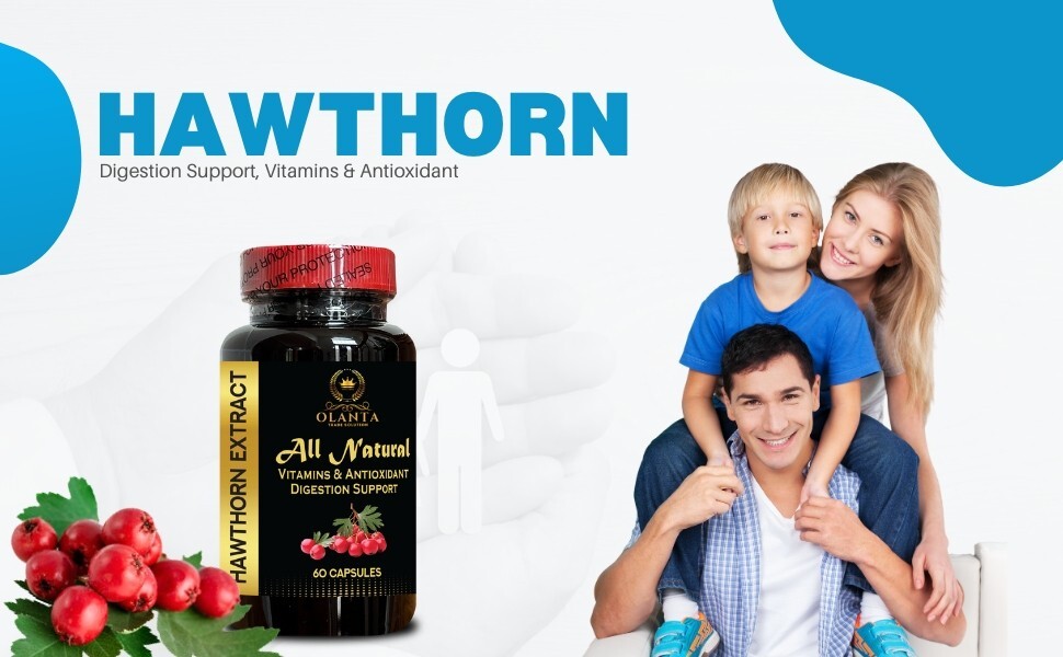 Natural Hawthorn Berry Extract – Herbal Vitality Supplement for Daily Balance 2B