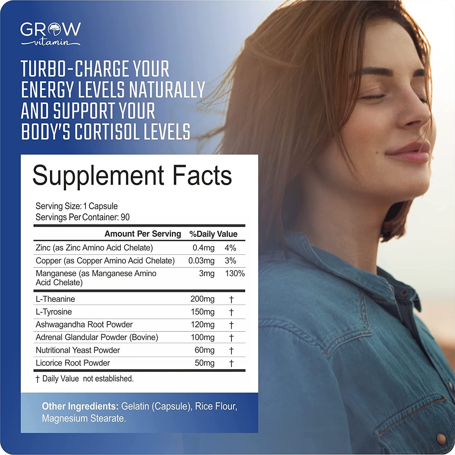 ADRENAL STRESS Ashwagandha ZenWell LiveWell Cognitive Brain Health 90 COUNT