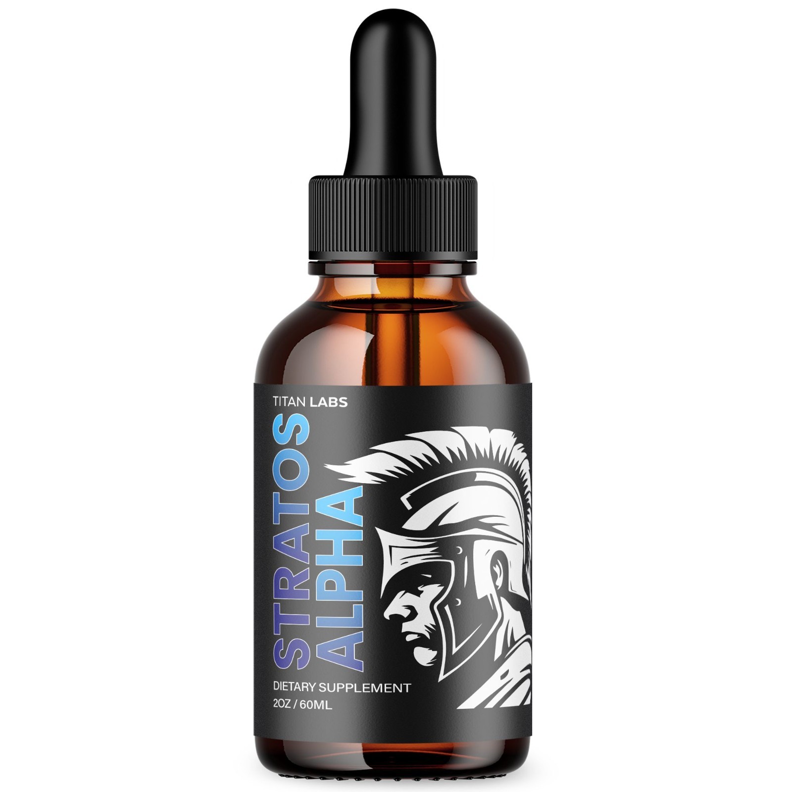 (1 Pack) Stratos Alpha Male Support Drops Advanced StratosAlpha 30 Servings